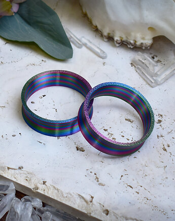 Tunele do uszu 10-100mm / benzynowy twist  / plugi, tunele siodłowe, Spirit Of Copper