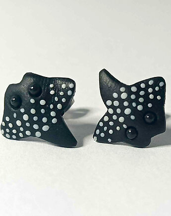 Kolczyki sztyfty Płaszczka, OMIFIMO