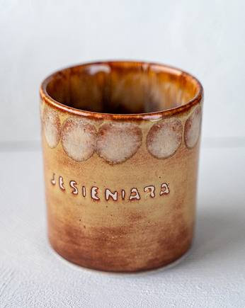 Kubek bez ucha JESIENIARA, rękoczyny