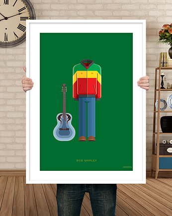 Plakat Bob Marley, minimalmill