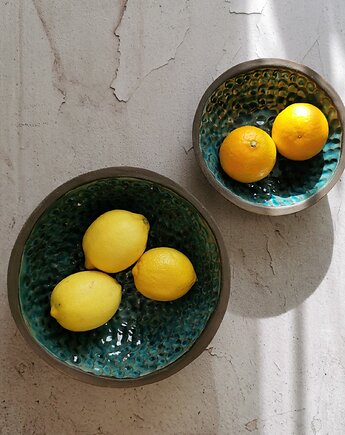 Ceramiczny zestaw mis i patery - 4 elementy Handmade, Ceramic Story