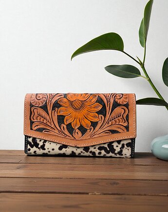 Portfel ręcznie robiony ze skóry naturalnej Palar, SempreArte