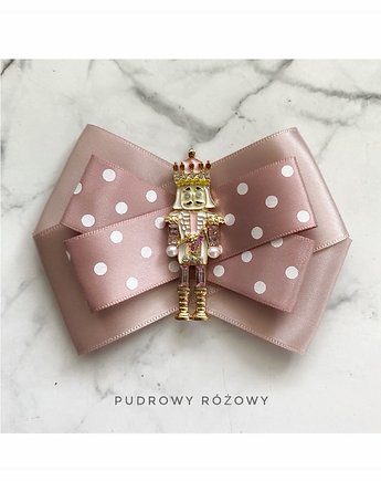 Brosza z Dziadkiem do orzechów, Pudrowy Różowy