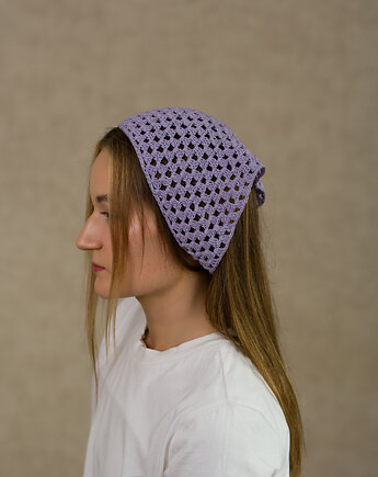 Chustka na głowę liliowa, DecMabu