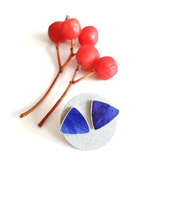Kolczyki ceramiczne Włocławek, biżuteria z talerzy