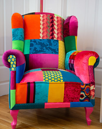 Fotel Uszak Patchwork, Juicy Colors