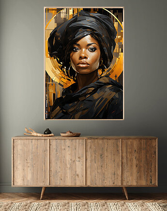 Barwy Afryki - Plakat - Druk - Abstrakcja, Surrealizm, Fotografia, Loft #38, Black Sapphire Art