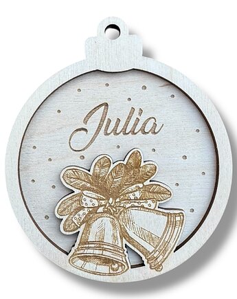 Bombka z Imieniem Dzwonki, STREET WOOD