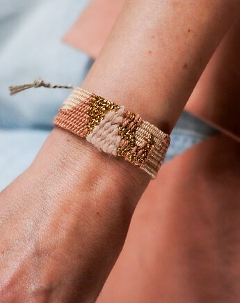 Bransoletka tkana na krośnie, Słońcem Tkane