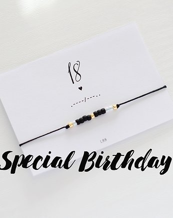 18 Morse Code Bracelet, OSOBY - Prezent dla mamy na urodziny