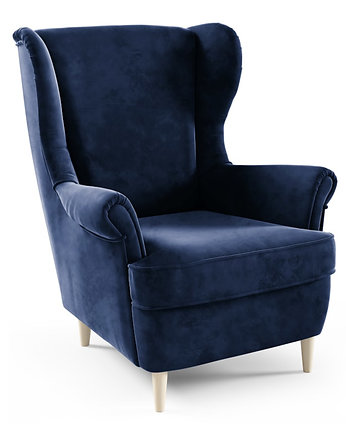 Fotel uszak Hjalmaren  Velvet WELUR, MebleNORTH