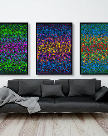 Zestaw 3 prac 50x70cm, Malgorzata Domanska