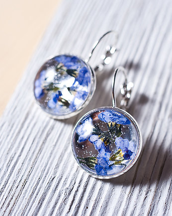 Okrągłe kolczyki z żywicy, So Jewelry