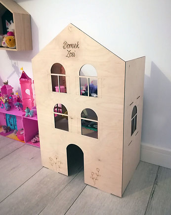 Personalizowany domek dla lalek imię, JJ Studio