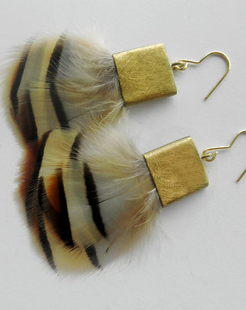 PIÓRKO kolczyki, Katarzyna Kaminska ART