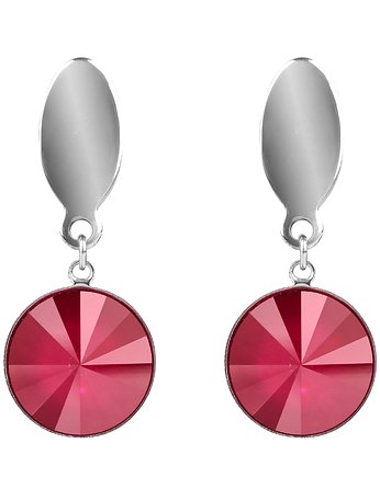 Kolczyki z kryształami Swarovskiego, Silver Violet