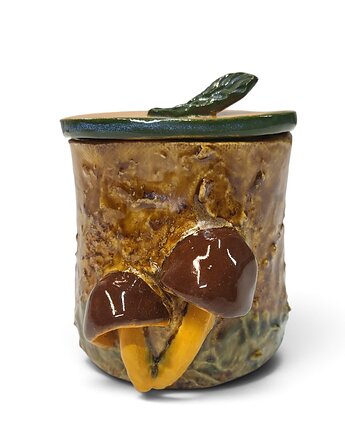 Ceramiczny jesienny pojemnik, ArtByLeika