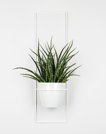 Kwietnik ścienny na ścianę metalowy 76 cm +doniczka/osłonka Gratis, A.D Home