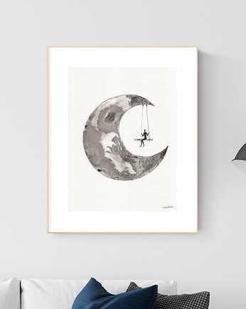 grafika 30X40 cm wykonana ręcznie, MiniMalArt