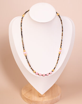 Naszyjnik z turmalinem i kwarcem, Andorii by Baco