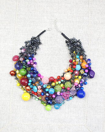 6968 Naszyjnik Kolia 'Artystyczny Bałagan', kama4you