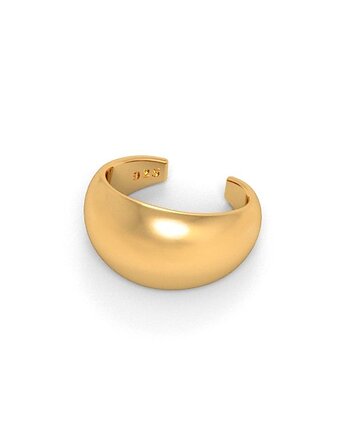 Nausznica SIMPLE -srebro złocone, ISSI Jewelry