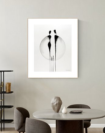 Grafika 40X50 cm wykonana ręcznie, MiniMalArt