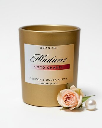 Świeca zapachowa z wosku oliwnego Madame, Oyasumi