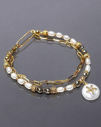 Pearls /white/ perły naturalne vol. 12 /02.11.25/ - bransoletka