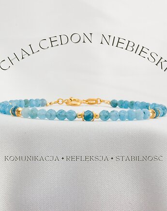 Chalcedon Niebieski Bransoletka, Flurry 