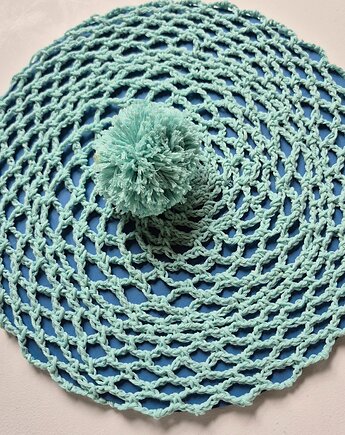 Letni beret z bawełny., Ula Raclawska