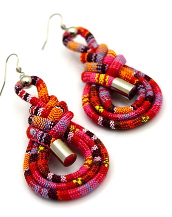 Kolczyki etniczne boho PEROO PLAIT, Beezoo