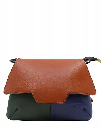 Kopertówka damska torebka skórzana pasek 4w1 obrotowa klapka OLIVKA, Olivka Warsaw