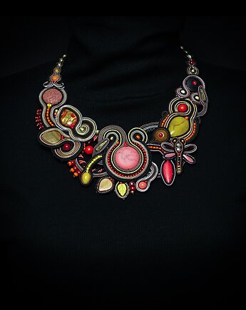 Autumn - naszyjnik soutache, Mró Soutache
