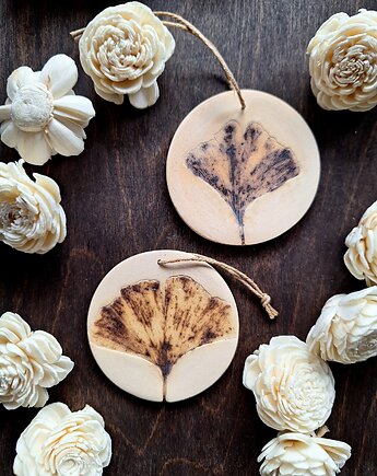 Ceramiczne zawieszki dekoracja ścienna, Wooden Love
