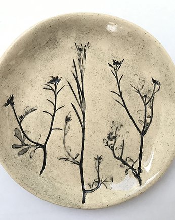 Talerzyk z polnymi roślinami, Ceramika Ana
