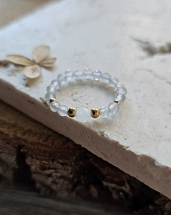 Pierścionek z jadeitem i labradorytem, REVEAL