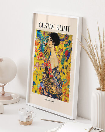 Plakat Reprodukcja Gustav Klimt - Lady with Fan, ARTSY Posters