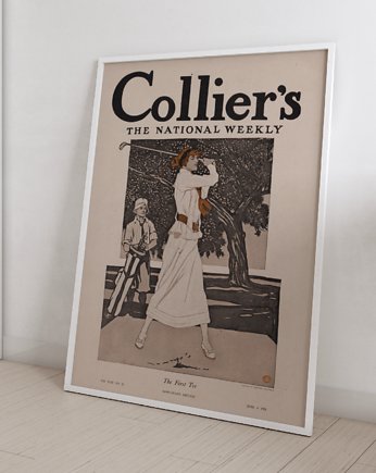 Plakat Vintage Retro Colliers, Storelia