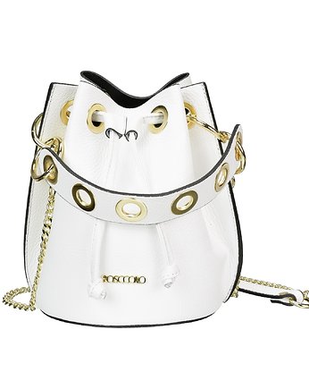 Torebka skórzana - worek (5489), BOSCCOLO