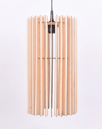 Lampa drewniana skandynawska sufitowa z drewna LED, smxdsgn