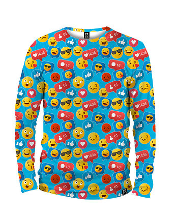 Koszulka Longsleeve Męska DR.CROW Emotes, DrCrow