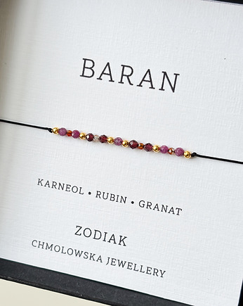 Zodiak bransoletka BARAN, Chmolowska Jewellery