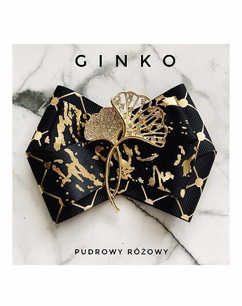 Brosza GINKO Nowość Glamour, Pudrowy Różowy