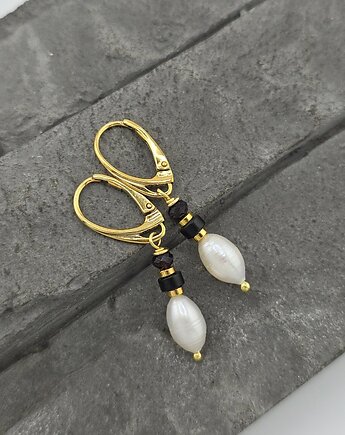 Kolczyki pozłacane Winter, RayOfArt