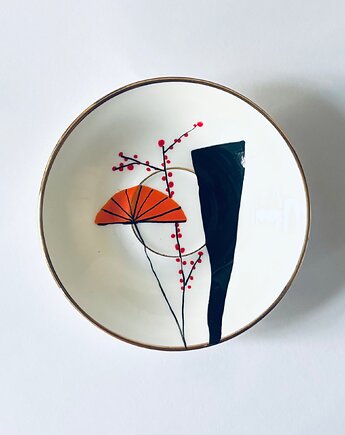 Kobe wachlarzyki ikebana, arent plates