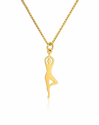YOGA TREE naszyjnik- srebro złocone, ISSI Jewelry