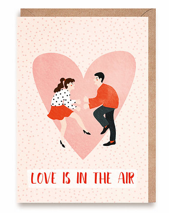 Kartka miłosna Love is In Ihe Air, Cardie