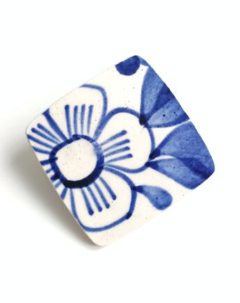 Broszka Włocławek, biżuteria z talerzy