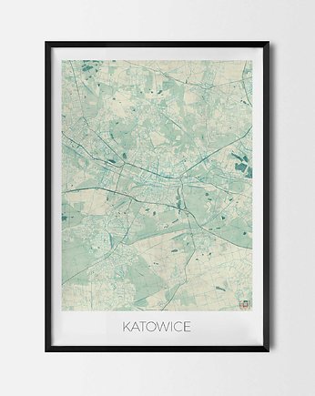Plakat Katowice - CityArtPosters, CityArtPosters